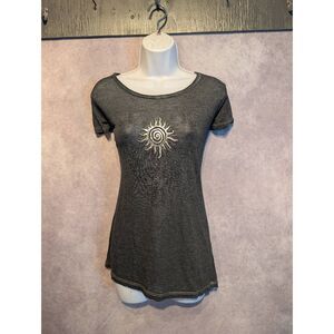 Blue 84 sheer fitted tshirt size xl